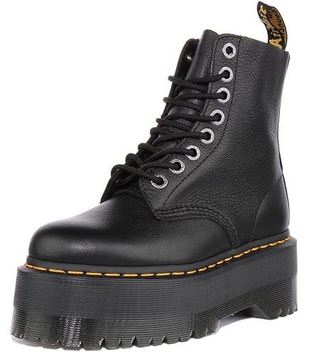 Amazon.com | Dr. Martens Women's Jadon Boot,Black Polished Smooth